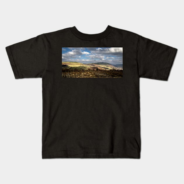 Bwlch Hills - 2012 Kids T-Shirt by SimplyMrHill